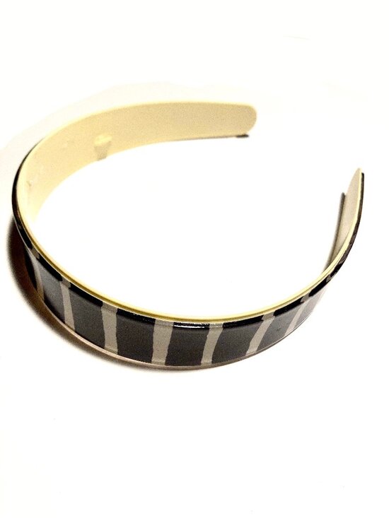 Marimekko “Piccolo” Black Stripe Hair Band, NEW